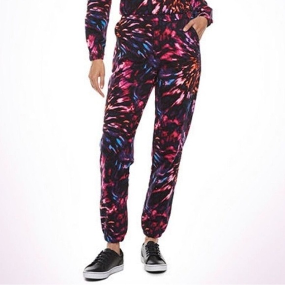 Juicy Couture Women's Multicolor Tie-Dye Jogger Pants Size XXL - Picture 1 of 4